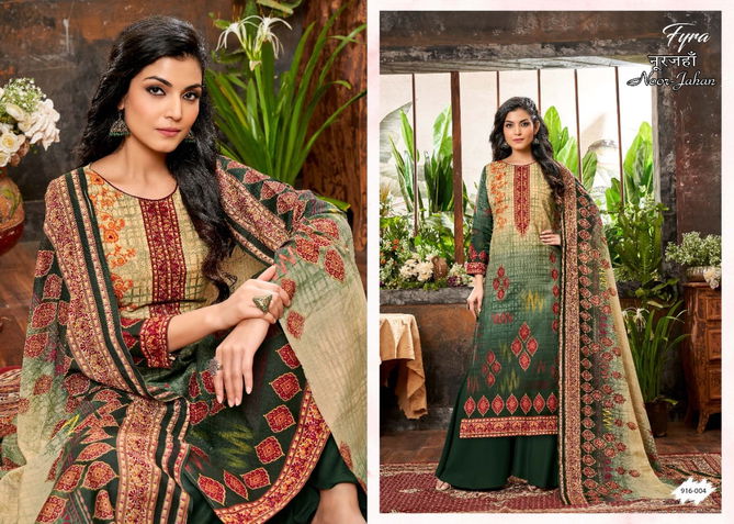 Fyra Noor Jahan 4 Casual Daily Wear Cotton Digital Print Designer Dress Material